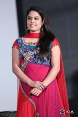 Anchor Chitralekha at Lion Movie Release Date Press Meet
